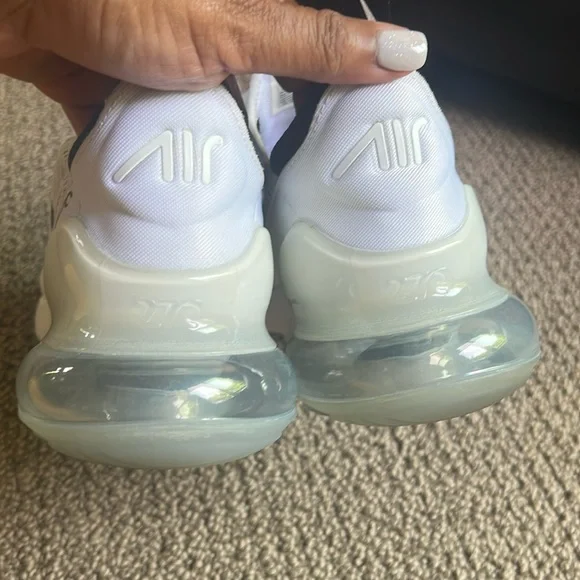 Nike Women’s Air Max 270 White Size 12 - Picture 5 of 7